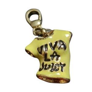 Vintage Juicy Couture Yellow T-Shirt Charm
